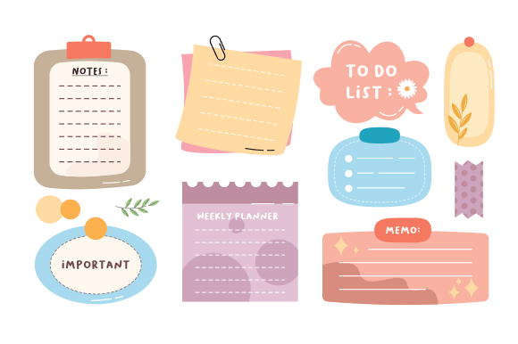 Download Cute Hand-Drawn Bullet Journal Element - Drawn Collection